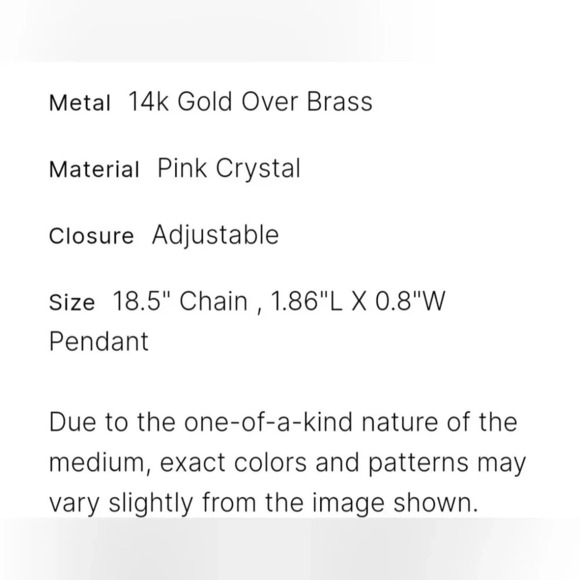 NWT Barbie x Kendra Scott Gold Link and Chain Necklace in Pink Crystal - Picture 8 of 8